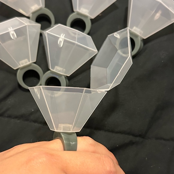 Wedding Ring Shot Glasses - Picture 2 of 2